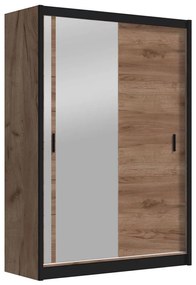 Dulap cu oglindă SABRINA 150x215 cm, stejar craft