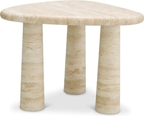 Masuta realizata manual din travertin Larino S