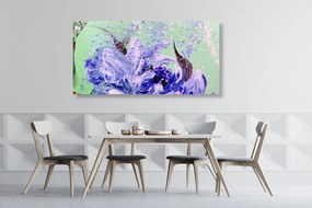 Tablou bujorii pictate în design modern
