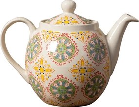 Ceainic din ceramica, pictat manual, Bohemian