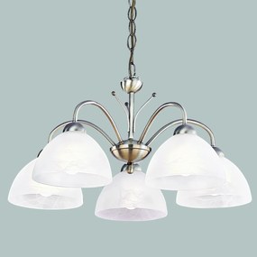 Lustra suspendata stil clasic Milanese 5L alama antic 1135-5AB SRT