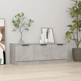 811362 vidaXL Comodă TV, gri beton, 102x35x36,5 cm, lemn prelucrat
