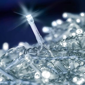 Monzana Șir luminos de Crăciun CECIL, 10m, alb rece