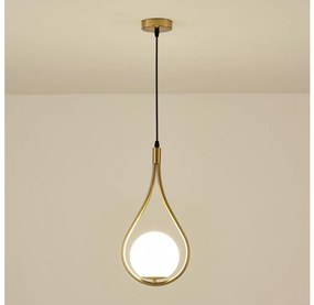 Lustră pe cablu 1xE27/15W/230V alamă