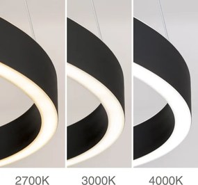 Orion - Lustră LED dimabilă KOLK pe cablu, LED/60W/230V, 2700/3000/4000K, Ø 60 cm, negru