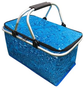 Cos termo pliabil pentru picnic COOLANZA, albastru