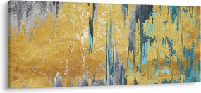 Tablou - Design auriu (120x50 cm)