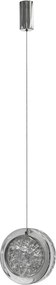 Pendul LED design decorativ EUFORIA 13 crom