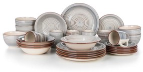 Set de masă Banquet 30 piese Spiral Grey