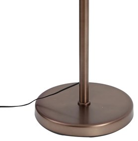 Lampă de podea de design bronz închis incl. LED cu variator tactil - Notia