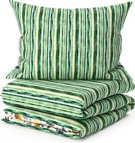 Lenjerie de pat policoton TREEVELLA POLY verde Dimensiune lenjerie de pat: 70 x 90 cm | 140 x 220 cm