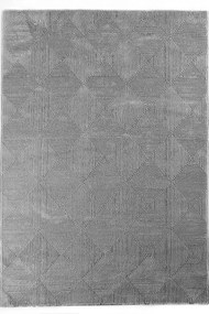 Covor MOTTO, 120x180 cm, forma dreptunghiulara, poliester, gri, 4586