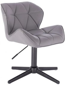 HC111CROSS Scaun Gri cu Bază Aurie