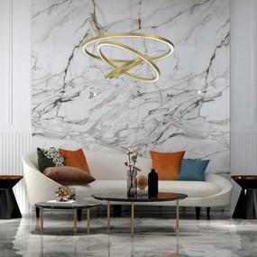 Lustră LED pe cablu GALAXIA LED/85W/230V aurie