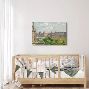 Tablou - Camille Pissarro, Place du Carrousel, Paris, reproducere (90x60 cm)