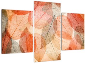 Tablou cu frunzele de toamnă pictate (90x60 cm)