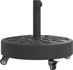 vidaXL Suport umbrelă pentru stâlpi Ø38 / 48 mm, 27 kg, rotund