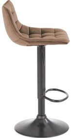 Scaun de bar 106x43 cm antracit/maro