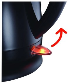 Cană electrică / fierbător din plastic negru 1,5 l KO299830 – Tefal