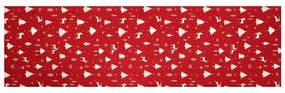 Traversă de masă de Crăciun Crăciun 40 x 150 cm,roșu