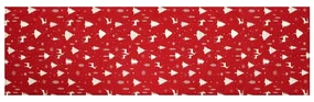 Traversă de masă de Crăciun Crăciun 40 x 150 cm,roșu