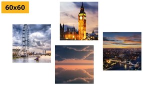 Set tablouri Londra romantică de noapte