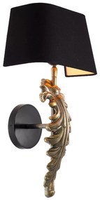 Aplica de perete design LUX Beau Site, vintage/ negru