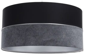 Lustră pe cablu TWIST 1xE27/60W/230V negru/gri/argintiu