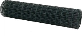 vidaXL Gard Euro Verde 1 x 25m Fier acoperit cu PVC
