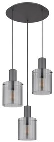 Lustra suspendata cu 3 pendule design modern TULIVAR D-48cm