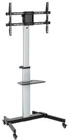 Suport mobil pentru TV Brateck FS44-46TW, aluminiu / negru