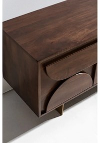 Comodă TV maro din lemn de mango 145x55x40 cm Trisha – MOME