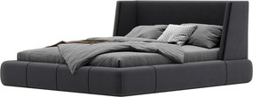 Pat tapițat Rook cu saltea, 140/160/180cm - 180x200
