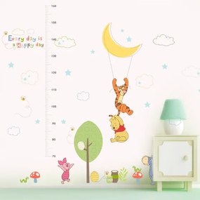 Autocolant de perete "Metru pentru copii - Ursulețul Winnie Puh 3" 100x120 cm
