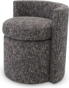 Fotoliu design LUX Arcadia, cambon negru 115326 HZ