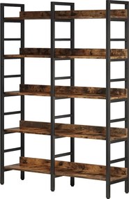 Biblioteca , stil industrial seria A-627,180x30x120 cm
