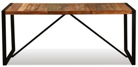 Masa de bucatarie, 180 cm, lemn masiv reciclat, 1, Multicolour, 180 cm
