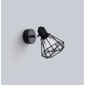 Spot de perete ARTEMIS 1xE14/40W/230V negru Sollux SL.1105