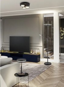 Trio - Plafonieră LED dimabilă FRANKLIN, 3xLED/8,5W/230V, Ø 35 cm, neagră