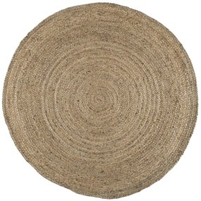 IB Laursen Tapet din iuta ROUND NATURAL 120 cm