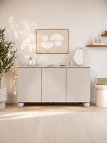 Comodă Sonatia II 150 cm trei uși - casmir / picioare rotunde