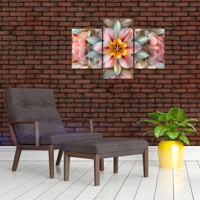 Tablou - Floare caleidoscopică (90x60 cm)