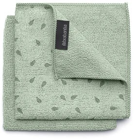 Set 2 lavete curatare si uscare din microfibra Brabantia SinkSide 1005613, 30x30 cm, Verde