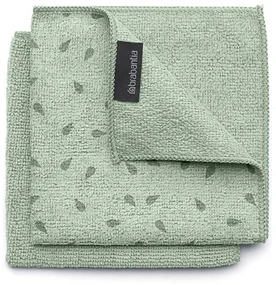 Set 2 lavete curatare si uscare din microfibra Brabantia SinkSide 1005613, 30x30 cm, Verde