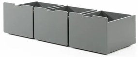 PINO SET DE 3 SERTARE PENTRU Pat copii MATRIMONIAL H85CM GRI