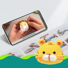 Set de croșetat animale 4 piese pentru începători