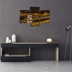 Tablou orașului nocturn (90x60 cm)