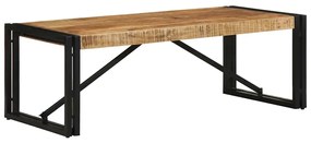vidaXL Măsuță de cafea, 100x50x35 cm, lemn masiv de mango brut