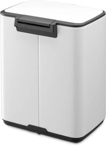 Coș de gunoi alb cu pedală din oțel 7 l Bo – Brabantia