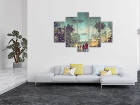 Tablou - Oraș în viitor (150x105 cm)